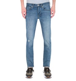 Edwin ED-80 Sky Wash Red Listed Slim Tapered 10.5oz Blue Denim Jeans