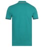 Pretty Green Target Chest Logo Teal Polo Shirt