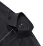 BOSS Javis Logo Strip Placket Slim Fit Black Long Sleeve Shirt